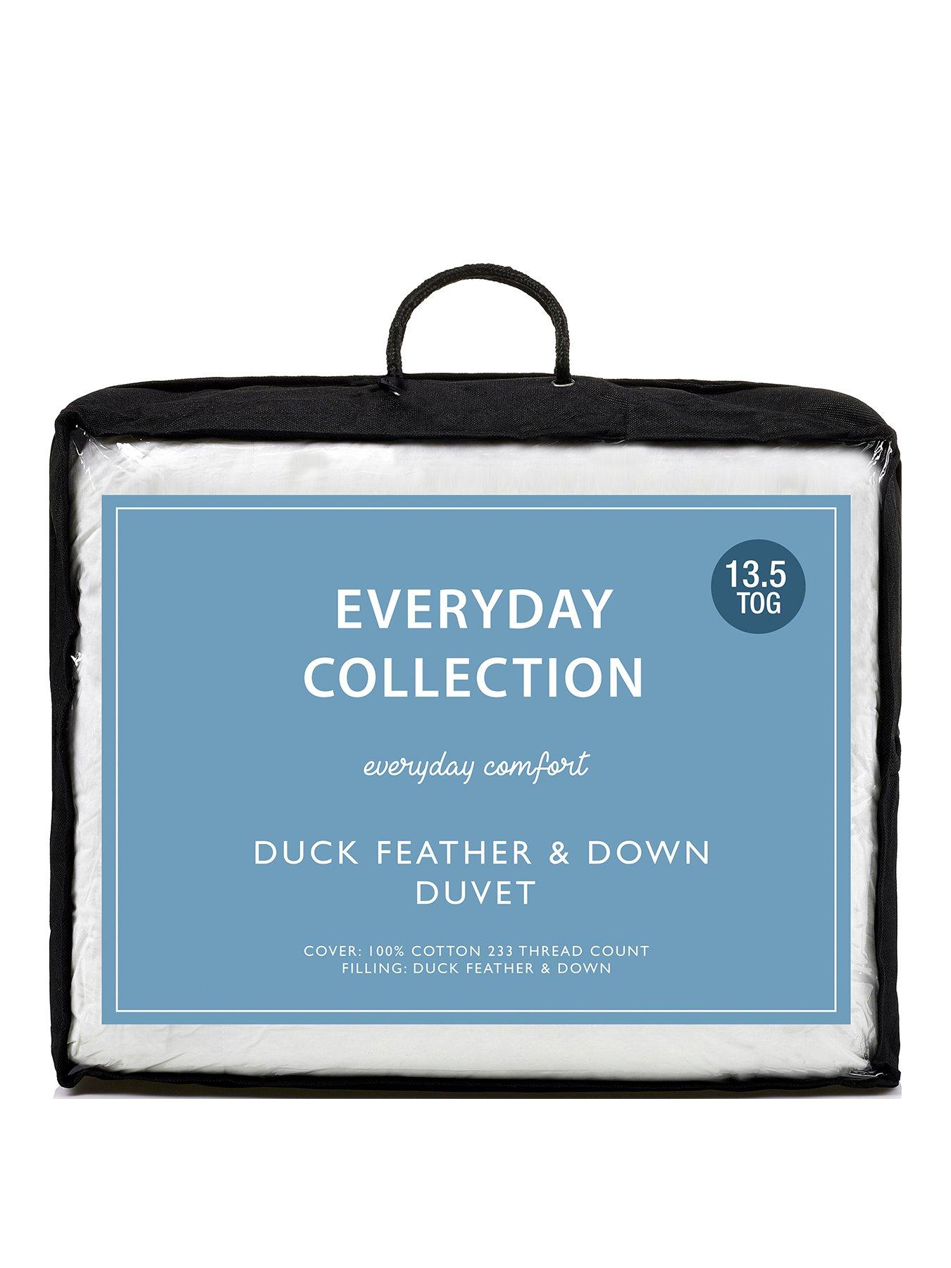 Product photograph of Everyday Collection Duck Feather And Down 13 5 Tog Duvet from very.co.uk