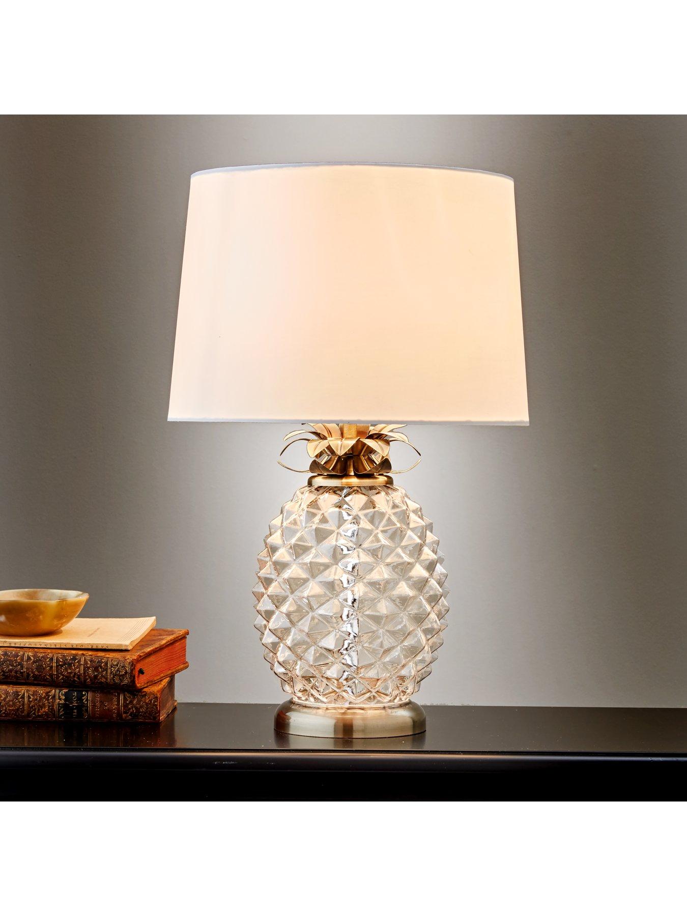 Acandi Glass Pineapple Table Lamp Very Co Uk