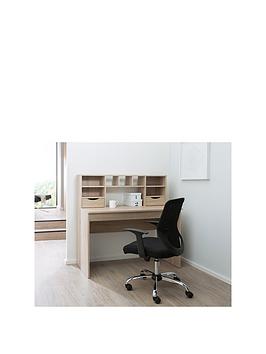 Product photograph of Dorel Home Albion Desk With Shelves And Drawers from very.co.uk