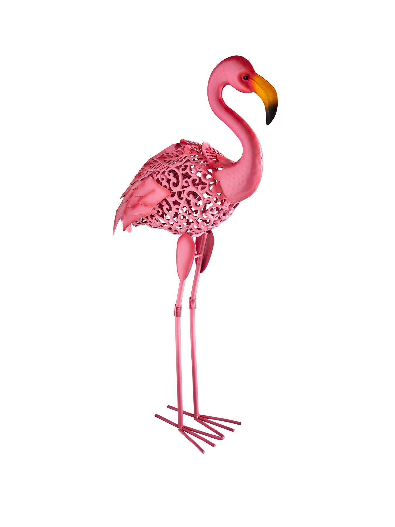 Product photograph of Smart Solar Garden Silhouette Flamingo from very.co.uk