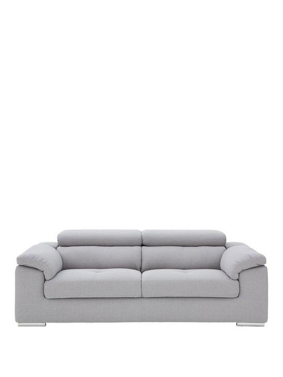 front image of brady-3-seater-fabric-sofa