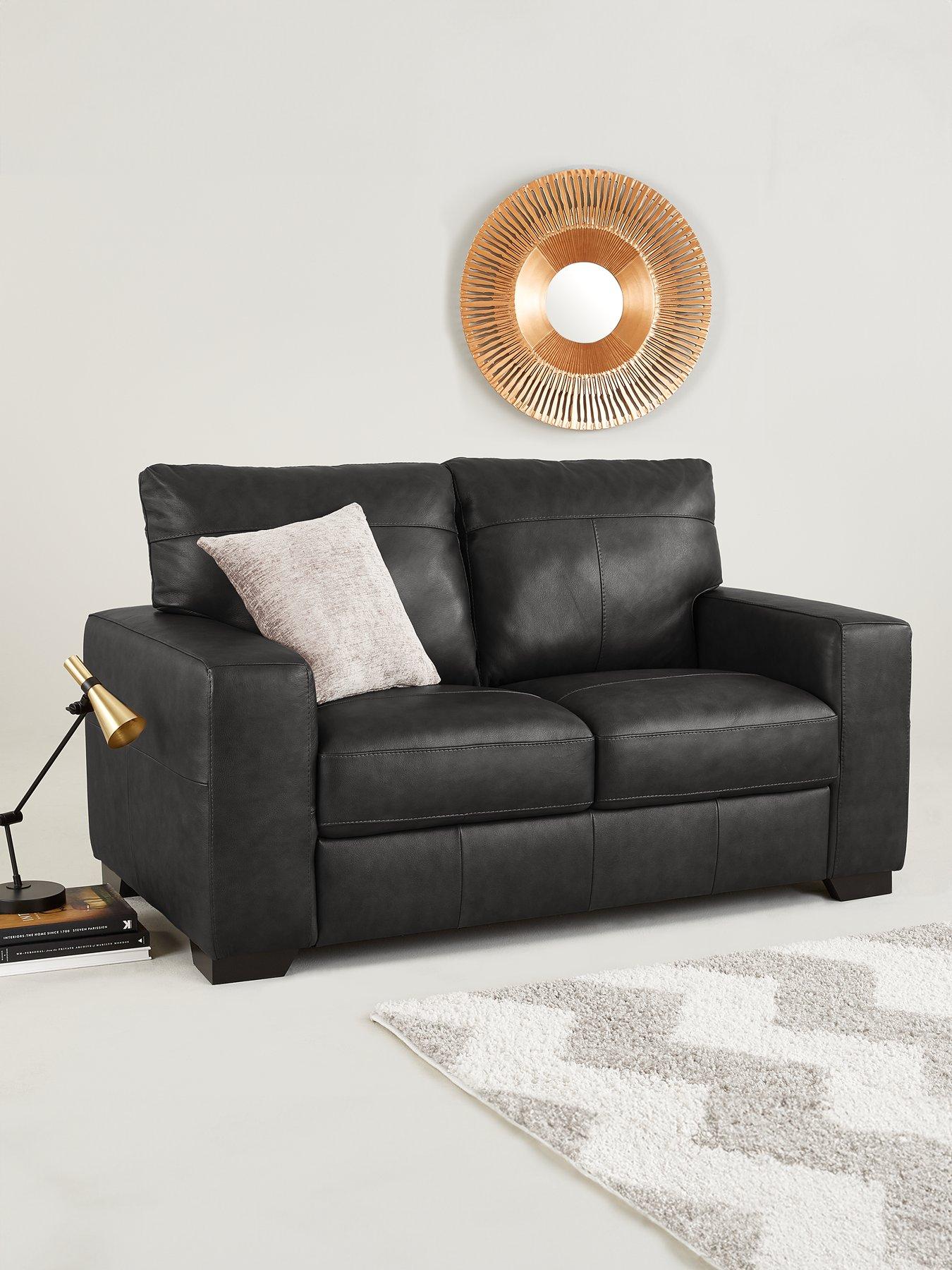 Very Home Hampshire Italian Leather 2 Seater Sofa - FSC® Certified