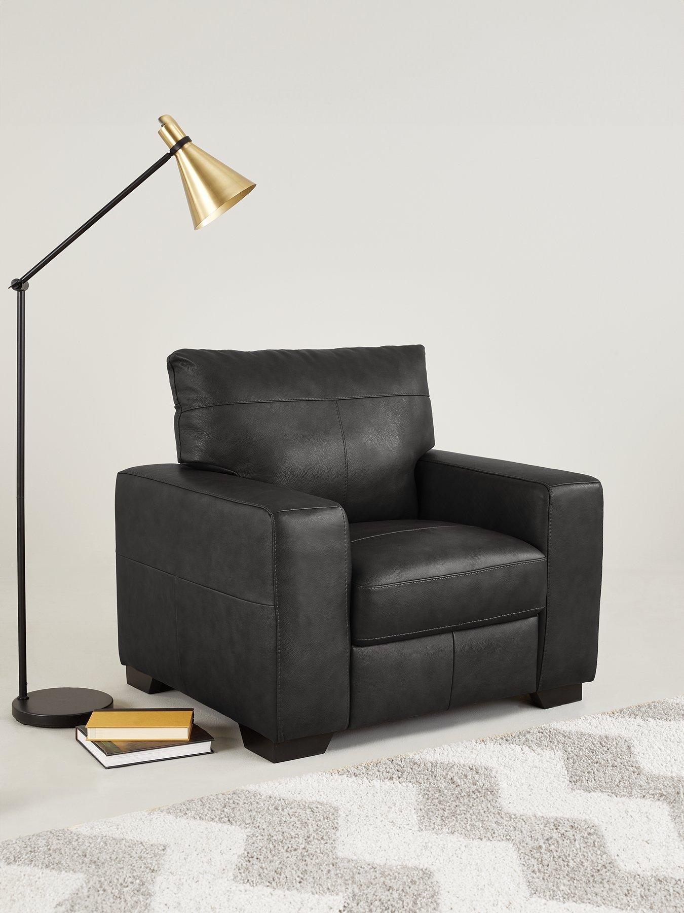 Very Home Hampshire Italian Leather Armchair - FSC® Certified