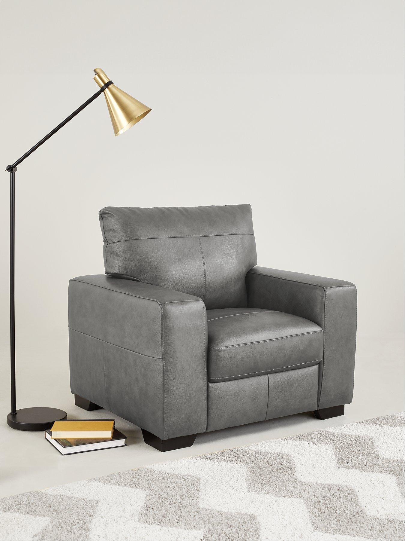 Very Home Hampshire Italian Leather Armchair - FSC® Certified