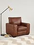  image of very-home-hampshire-italian-leather-armchair