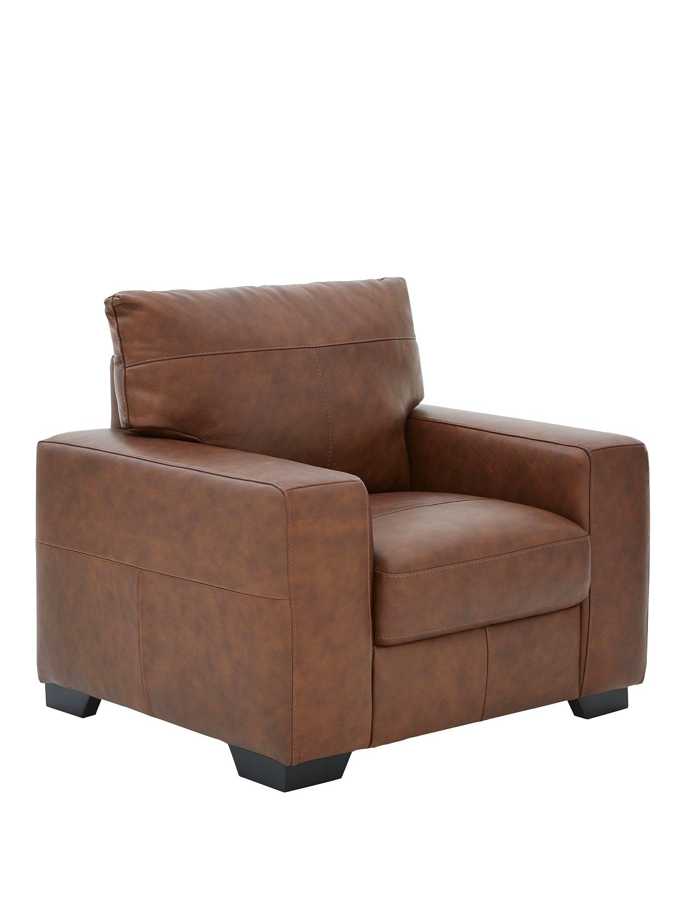 Image 3 of 6 of The Very Collection Hampshire Italian Leather Armchair&nbsp;- FSC&reg; Certified
