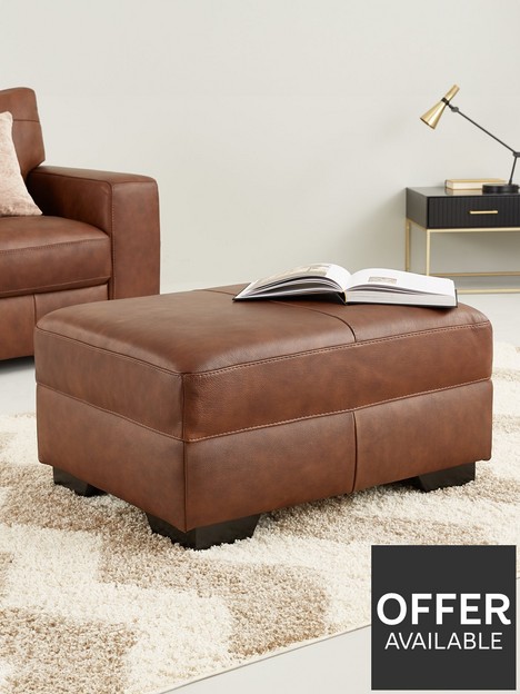 very-home-hampshirenbsppremium-leather-footstool