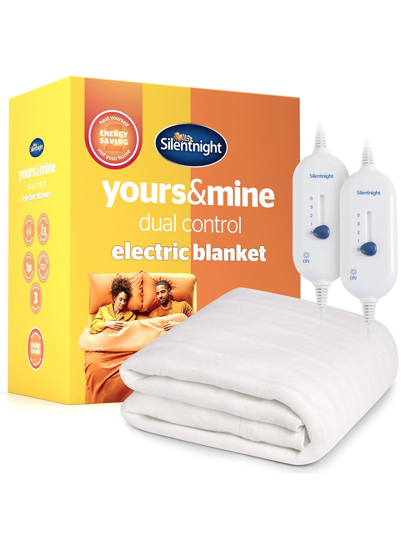 Double control best sale electric blanket