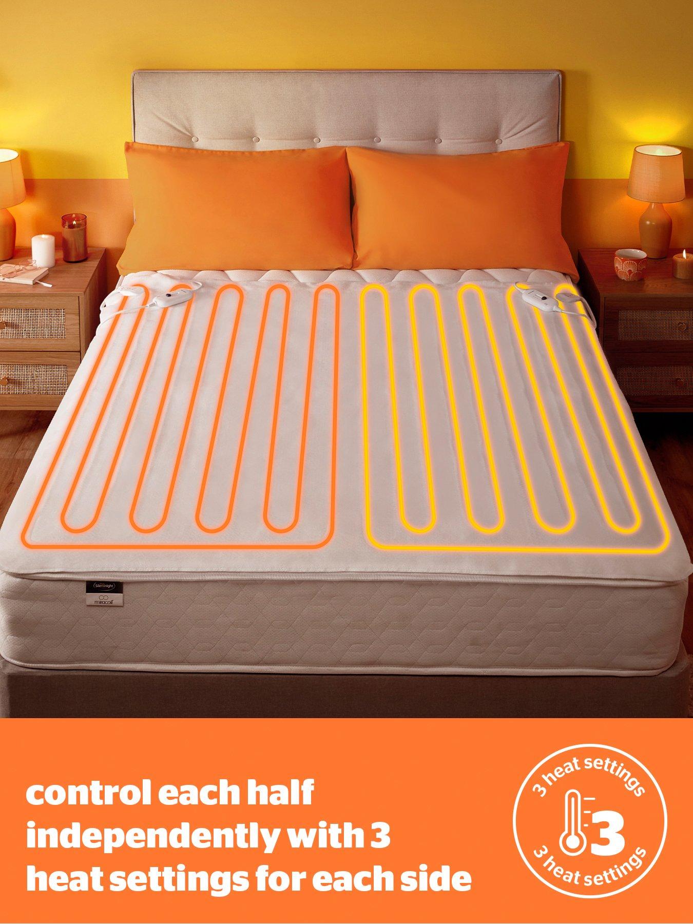 Image 2 of 6 of Silentnight Yours &amp; Mine Dual Controller Electric Blanket - 3 Heat Settings