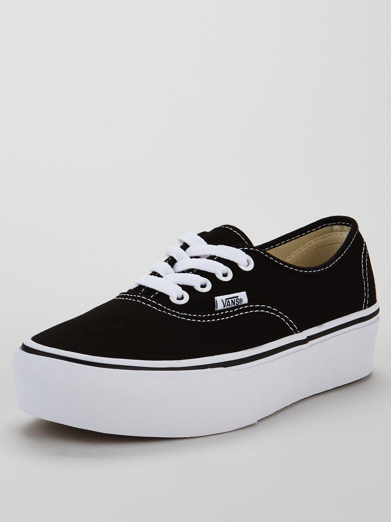 vans authentic platform off the wall