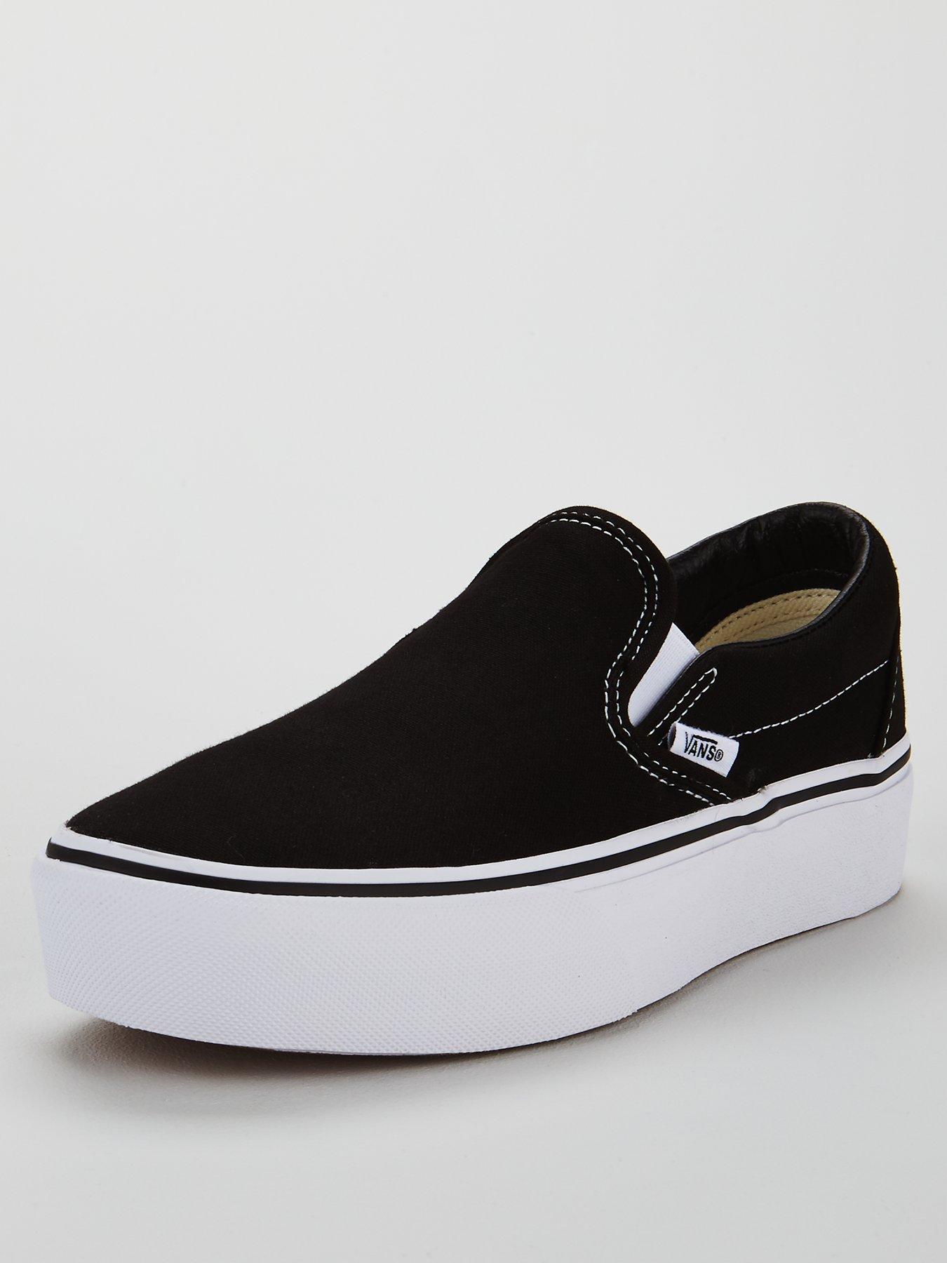 vans slip ons womens platform