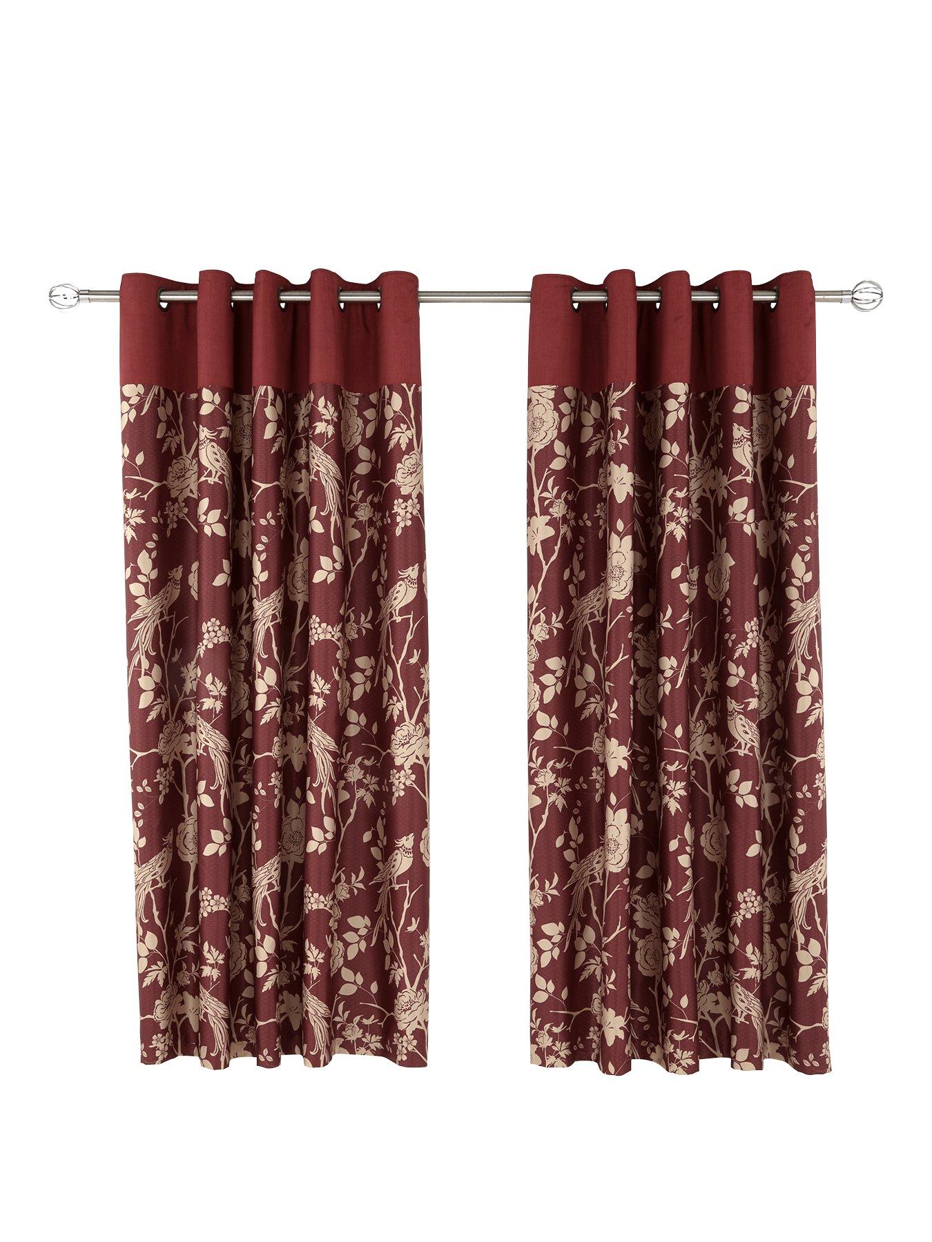 Laurence Llewelyn Bowen Royal Rose Garden Eyelet Curtains Very Co Uk