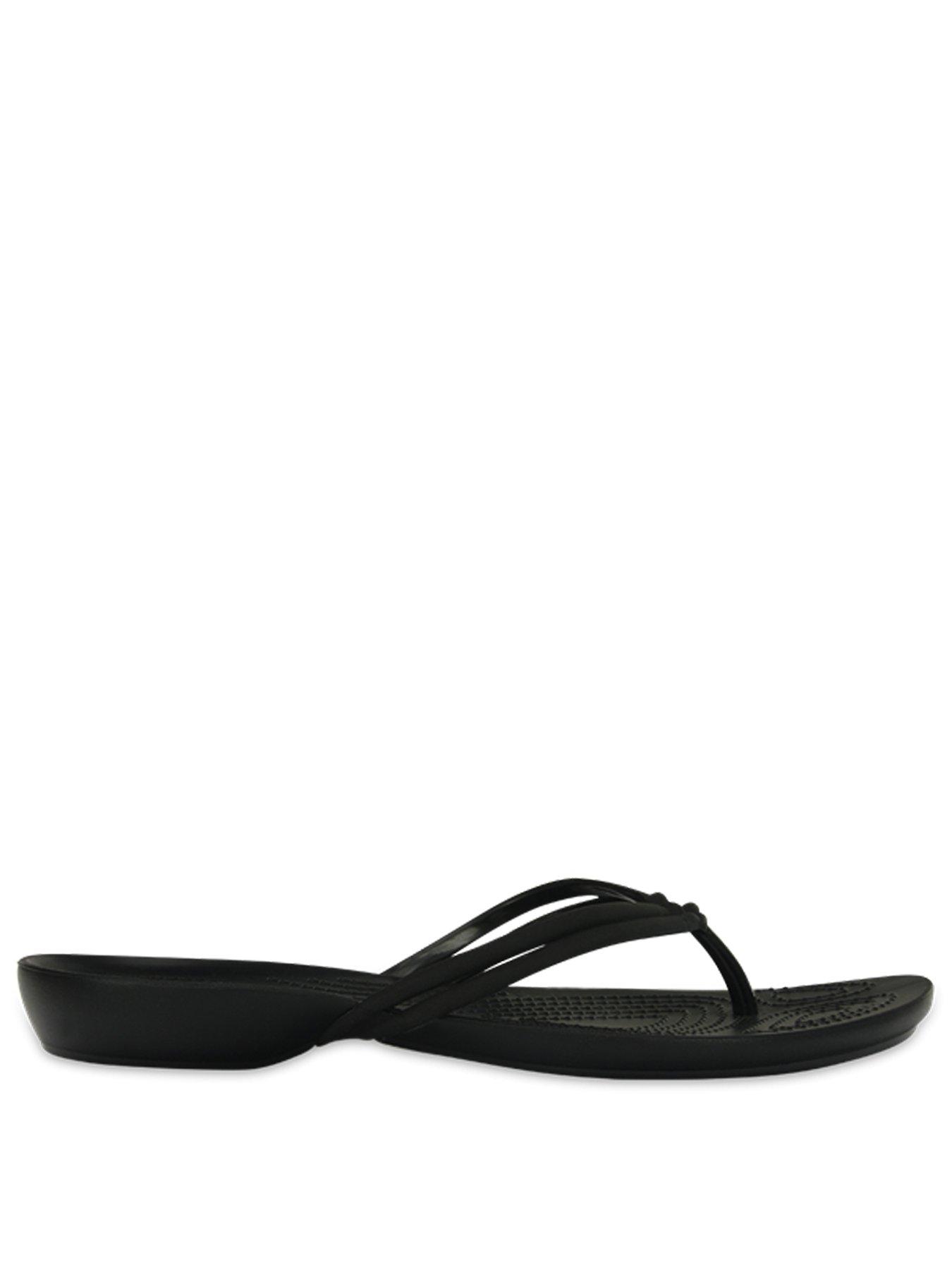 crocs isabella flip flops