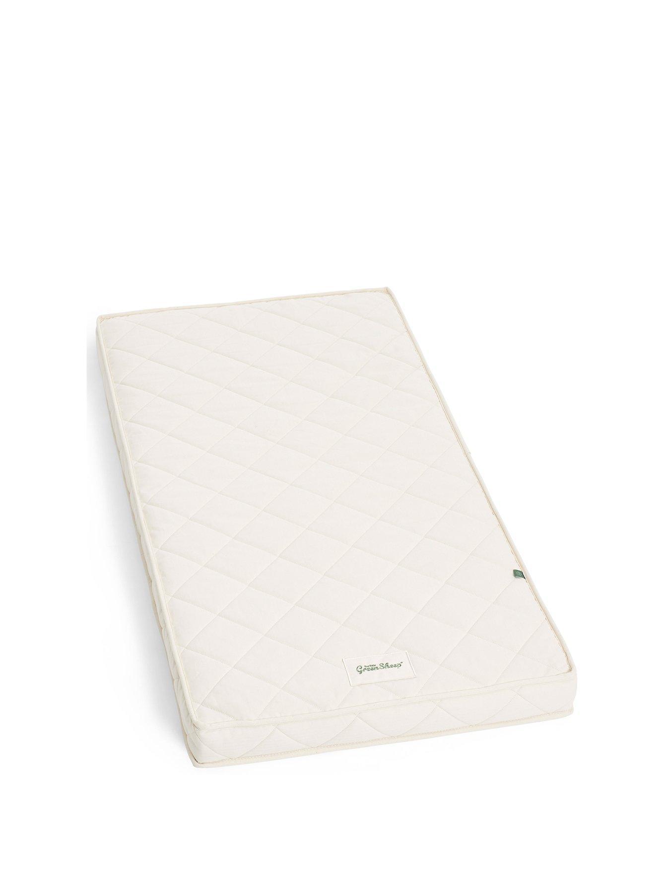 Product photograph of The Little Green Sheep Natural Twist Cot Bed Mattress - 60 X 120 Cm from very.co.uk