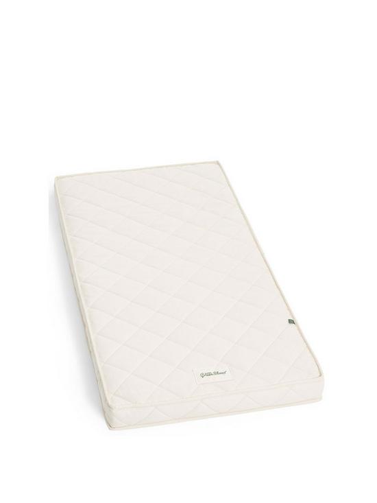 front image of the-little-green-sheep-natural-twist-cot-bed-mattress-70-x-140-cm