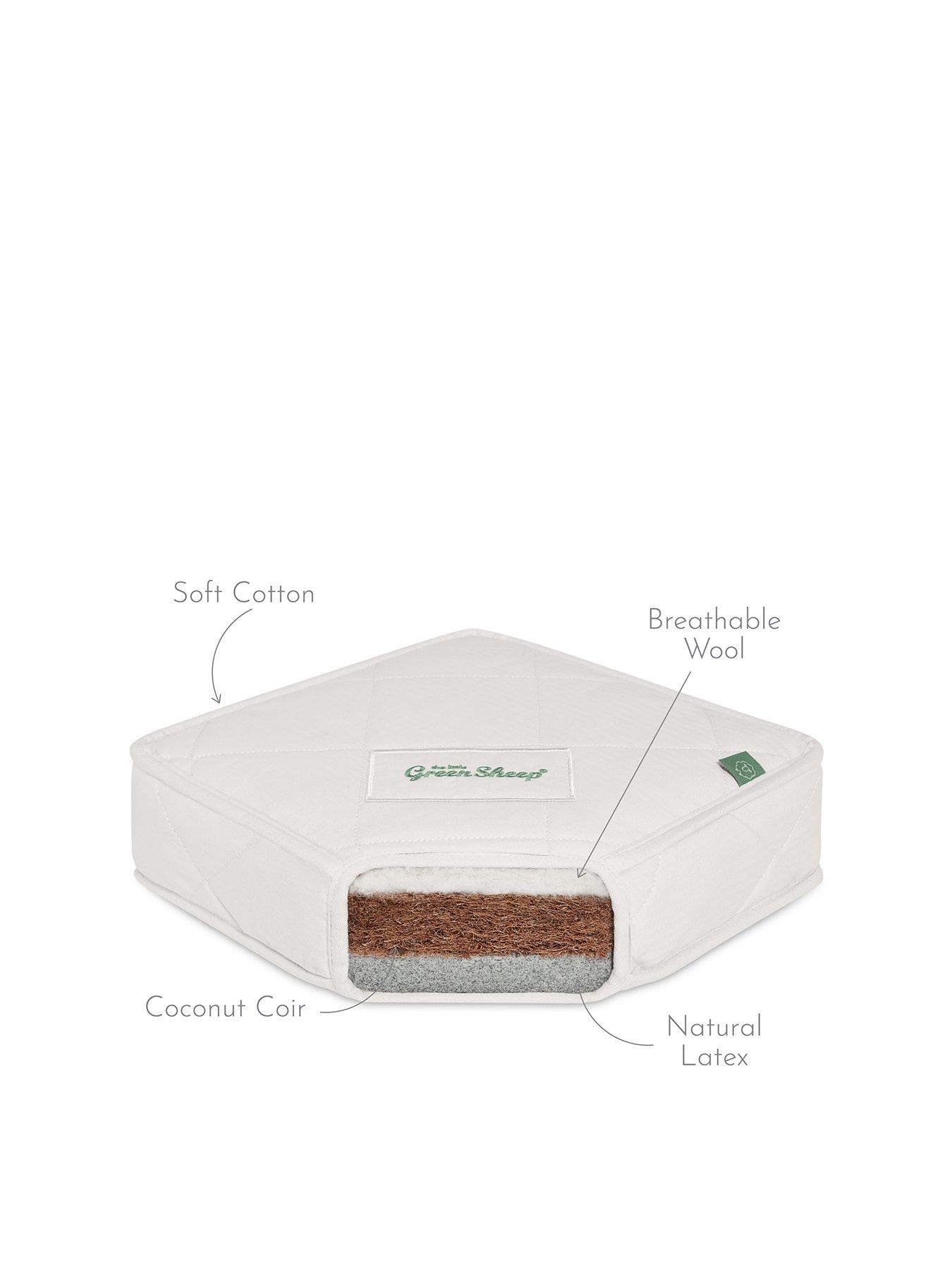 Image 3 of 7 of The Little Green Sheep Natural Twist Cot Bed Mattress - 70 x 140 cm