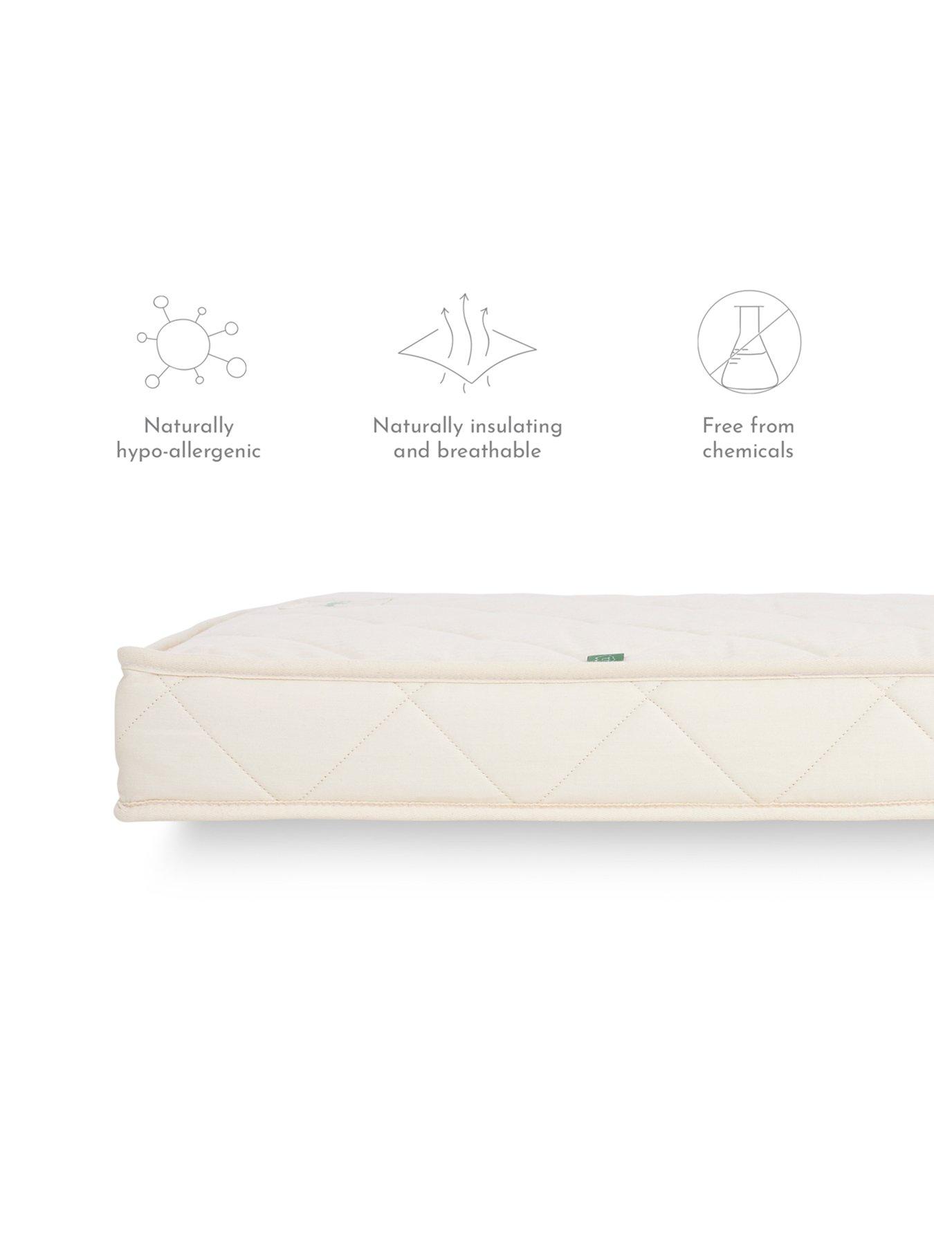 Image 6 of 7 of The Little Green Sheep Natural Twist Cot Bed Mattress - 70 x 140 cm