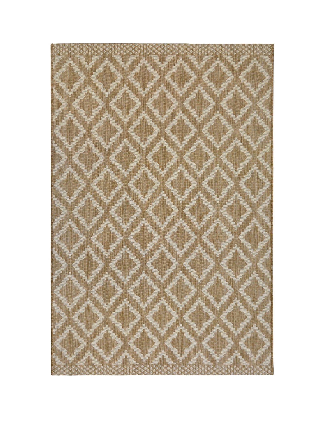 Product photograph of Very Home Kamina Indoor Outdoor Flatweave Rug from very.co.uk