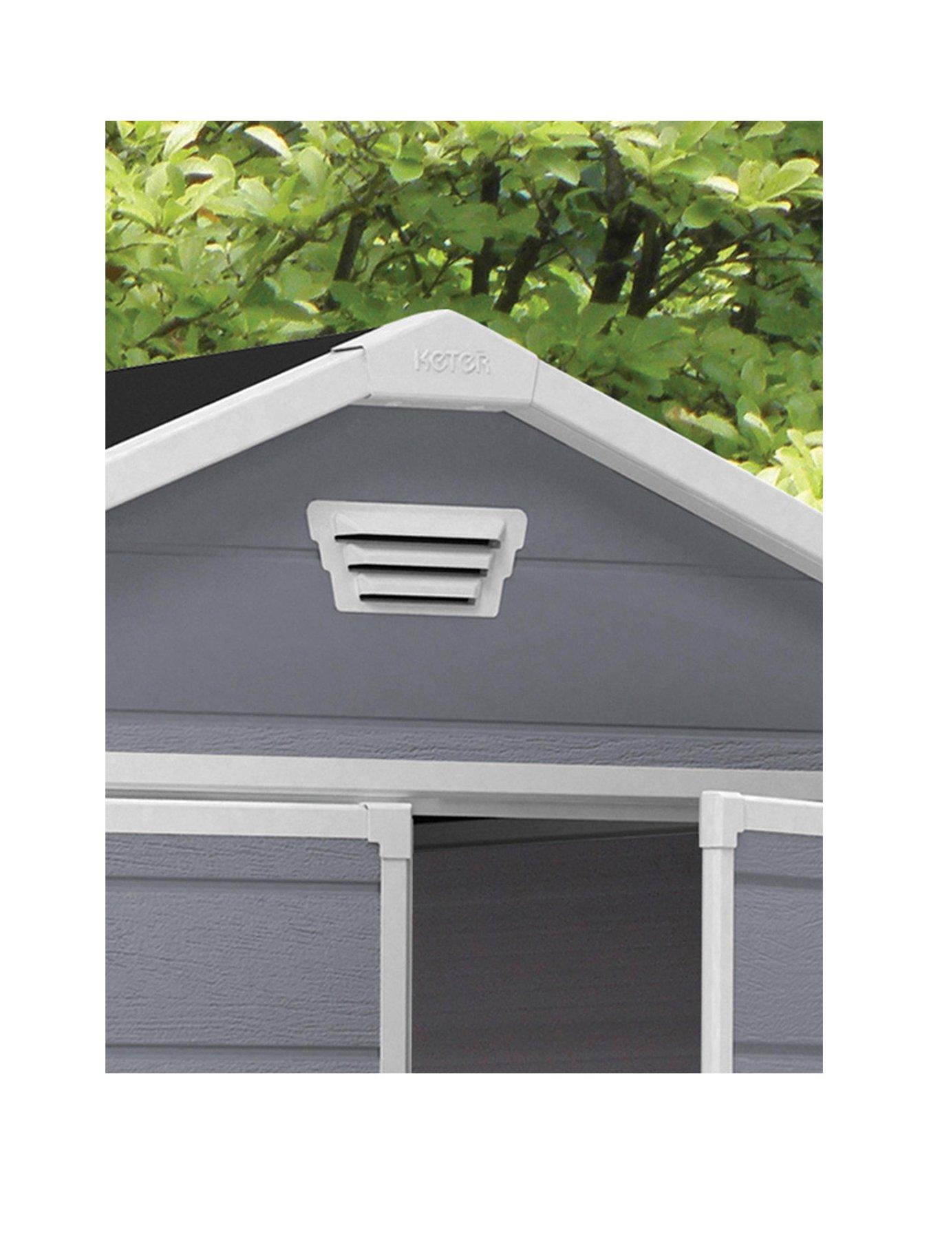 Image 3 of 6 of Keter 6x8 ft&nbsp;Apex Manor Resin Garden&nbsp;Shed