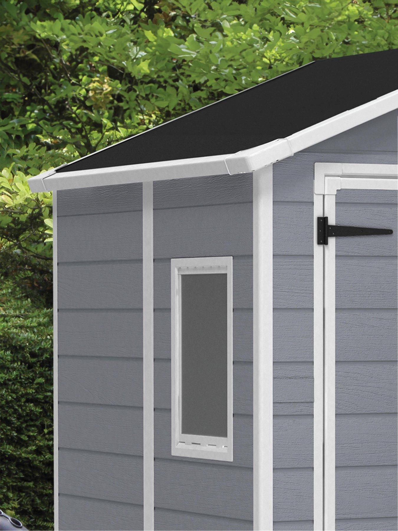 Image 4 of 6 of Keter 6x8 ft&nbsp;Apex Manor Resin Garden&nbsp;Shed