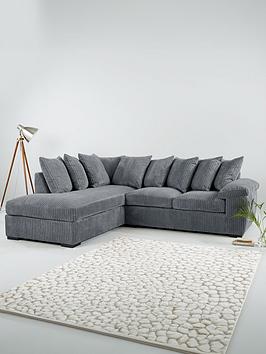 Product photograph of Very Home Amalfi Left Hand Scatter Back Fabric Corner Chaise Sofa - Fsc Reg Certified from very.co.uk