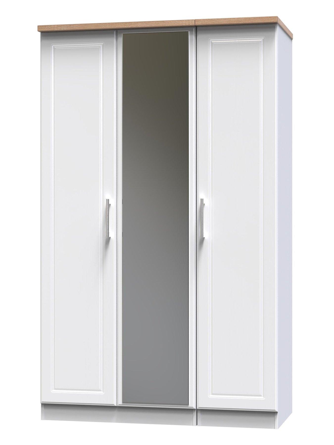 Image 4 of 6 of SWIFT Regent Part Assembled 3 Door Mirrored Wardrobe&nbsp;- FSC&reg; Certified