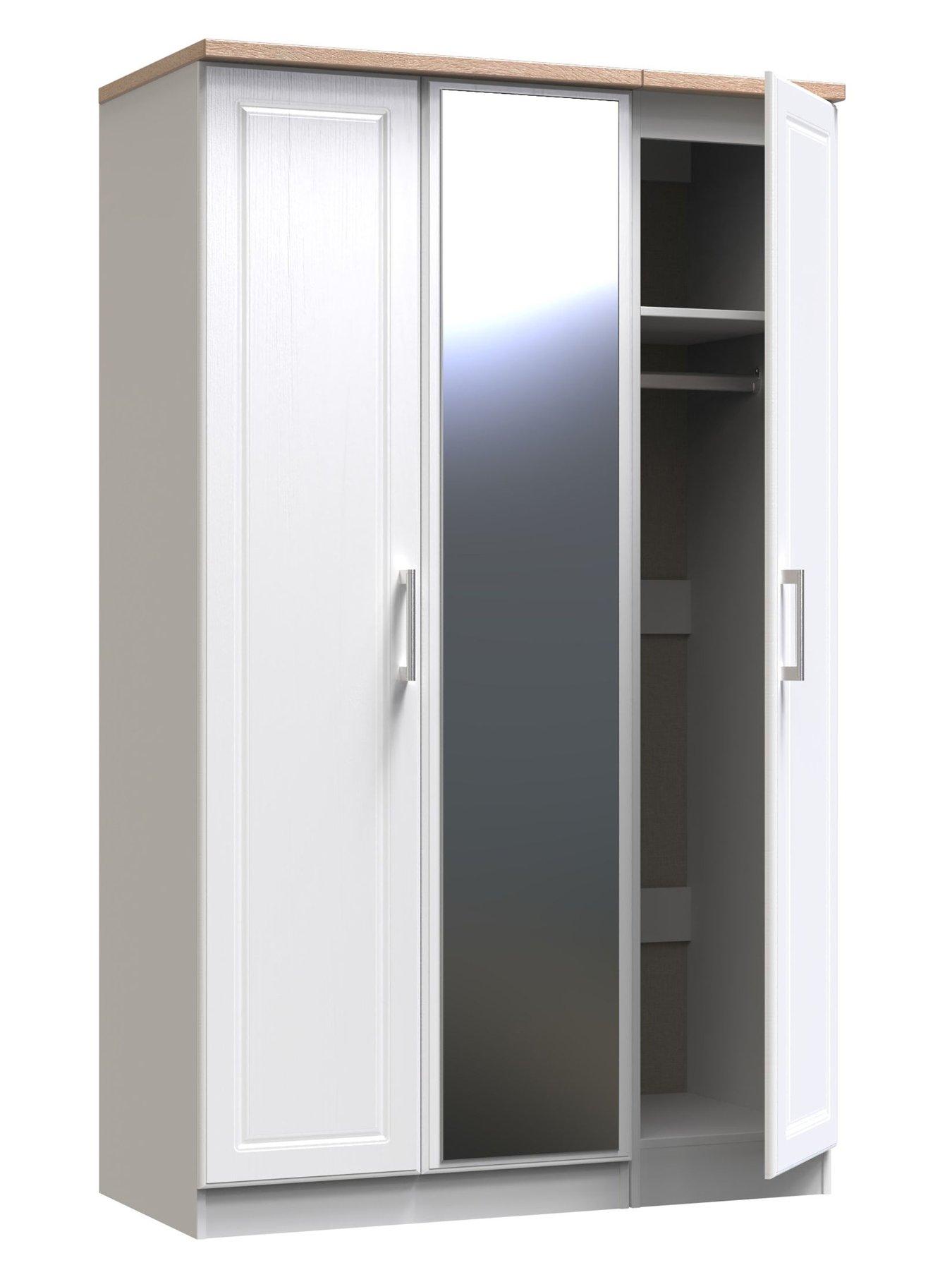 Image 6 of 6 of SWIFT Regent Part Assembled 3 Door Mirrored Wardrobe&nbsp;- FSC&reg; Certified