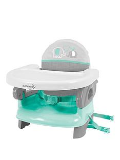 Summer Infant Deluxe Comfort Folding Booster Seat - Teal Grey