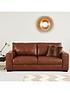 image of very-home-hampshire-3-seater-2-seater-italian-leather-sofa-set-buy-and-save