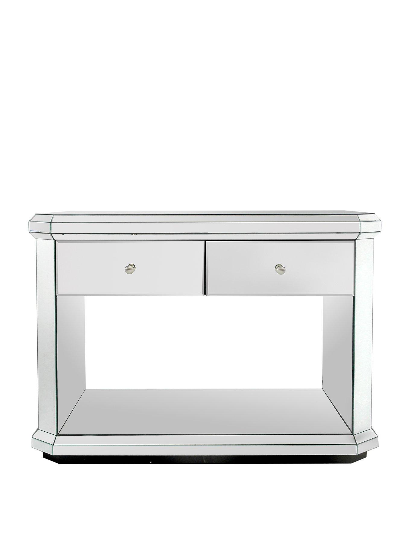 undefined Plinth Ready Assembled Mirrored Console Table - FSC® Certified