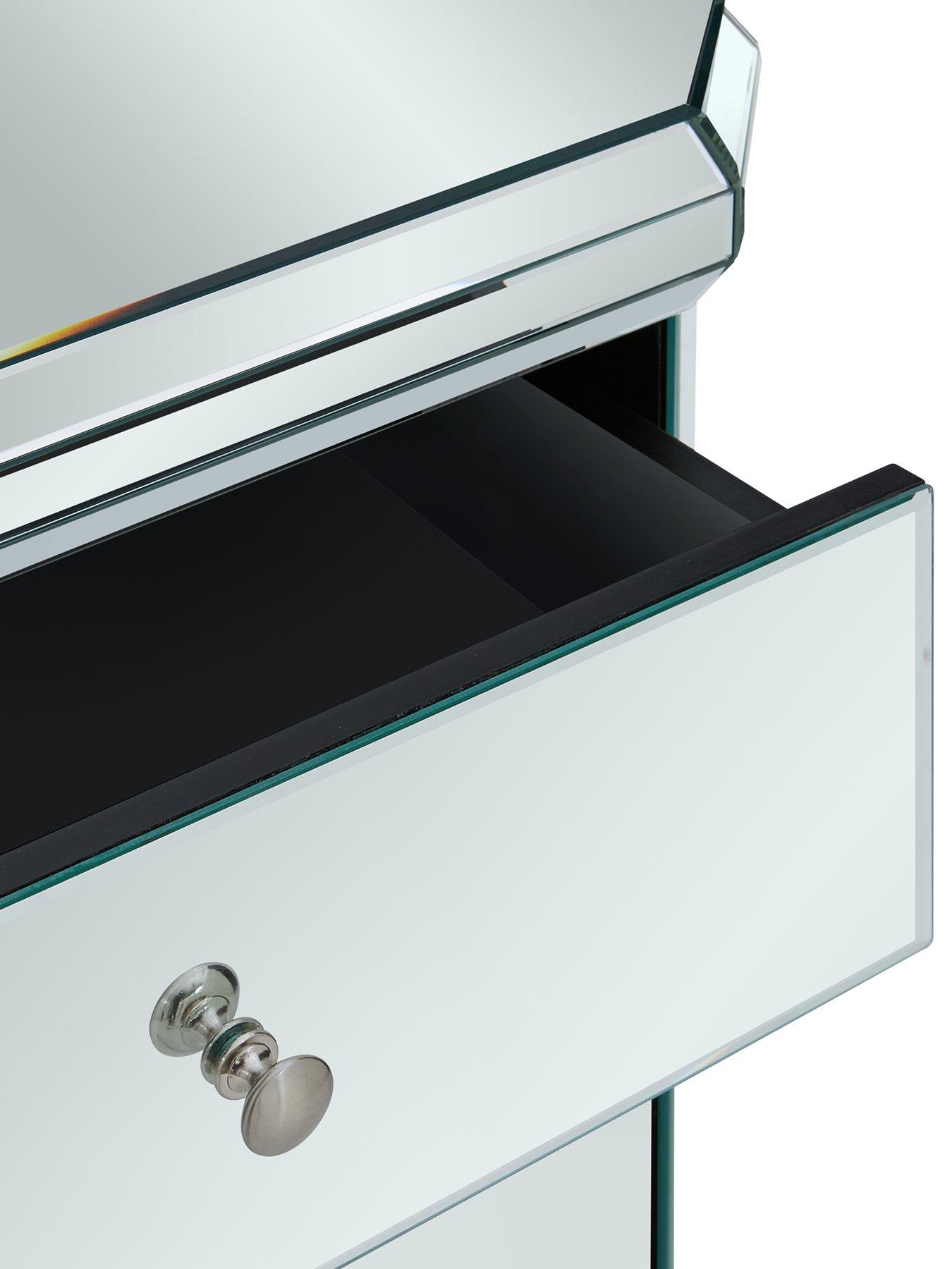 Image 7 of 7 of Very Home Plinth Ready Assembled Mirrored&nbsp;Console Table&nbsp;- FSC&reg; Certified