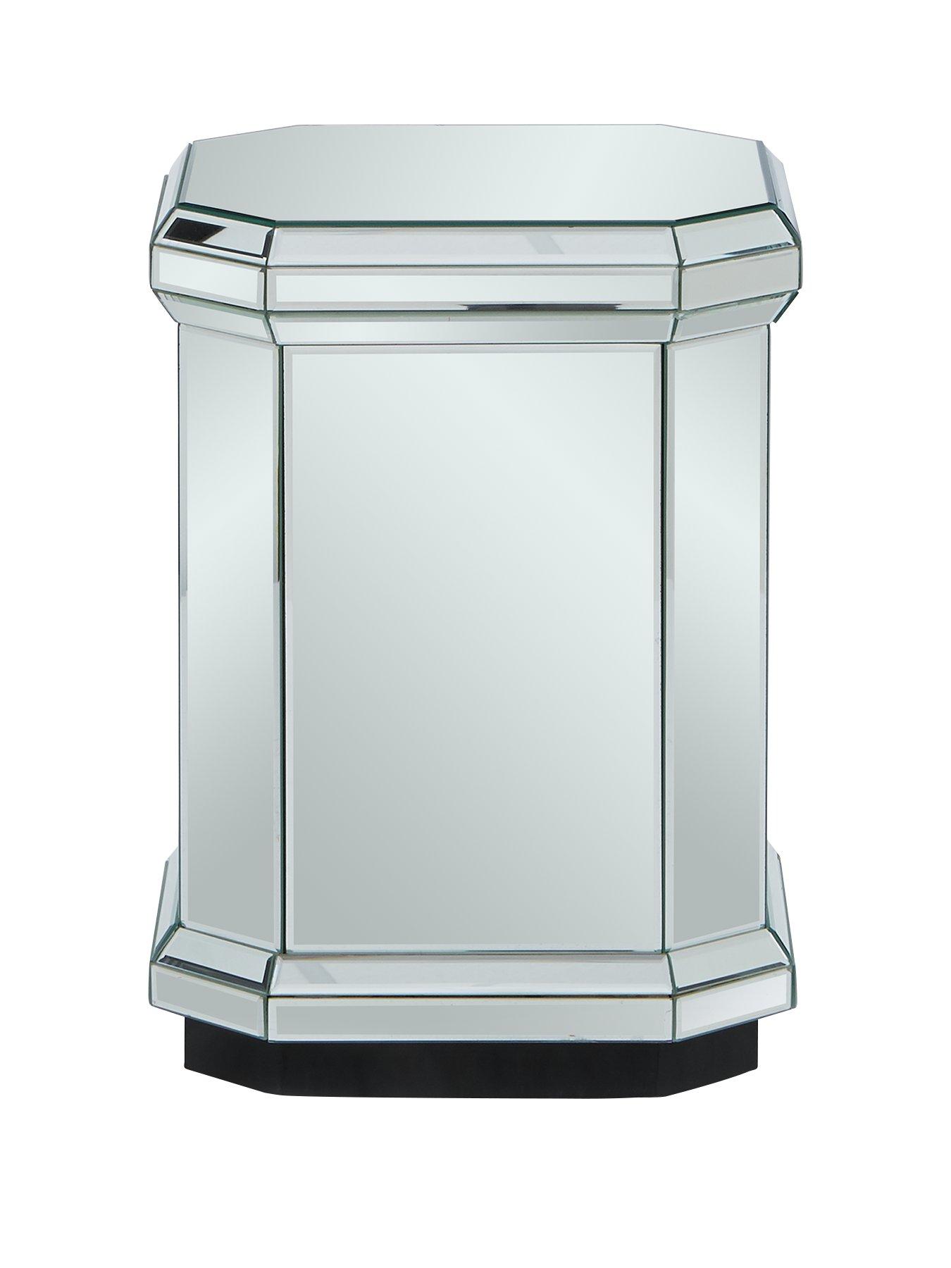 Image 2 of 6 of Very Home Plinth Ready Assembled Mirrored&nbsp;Lamp Table&nbsp;- FSC&reg; Certified