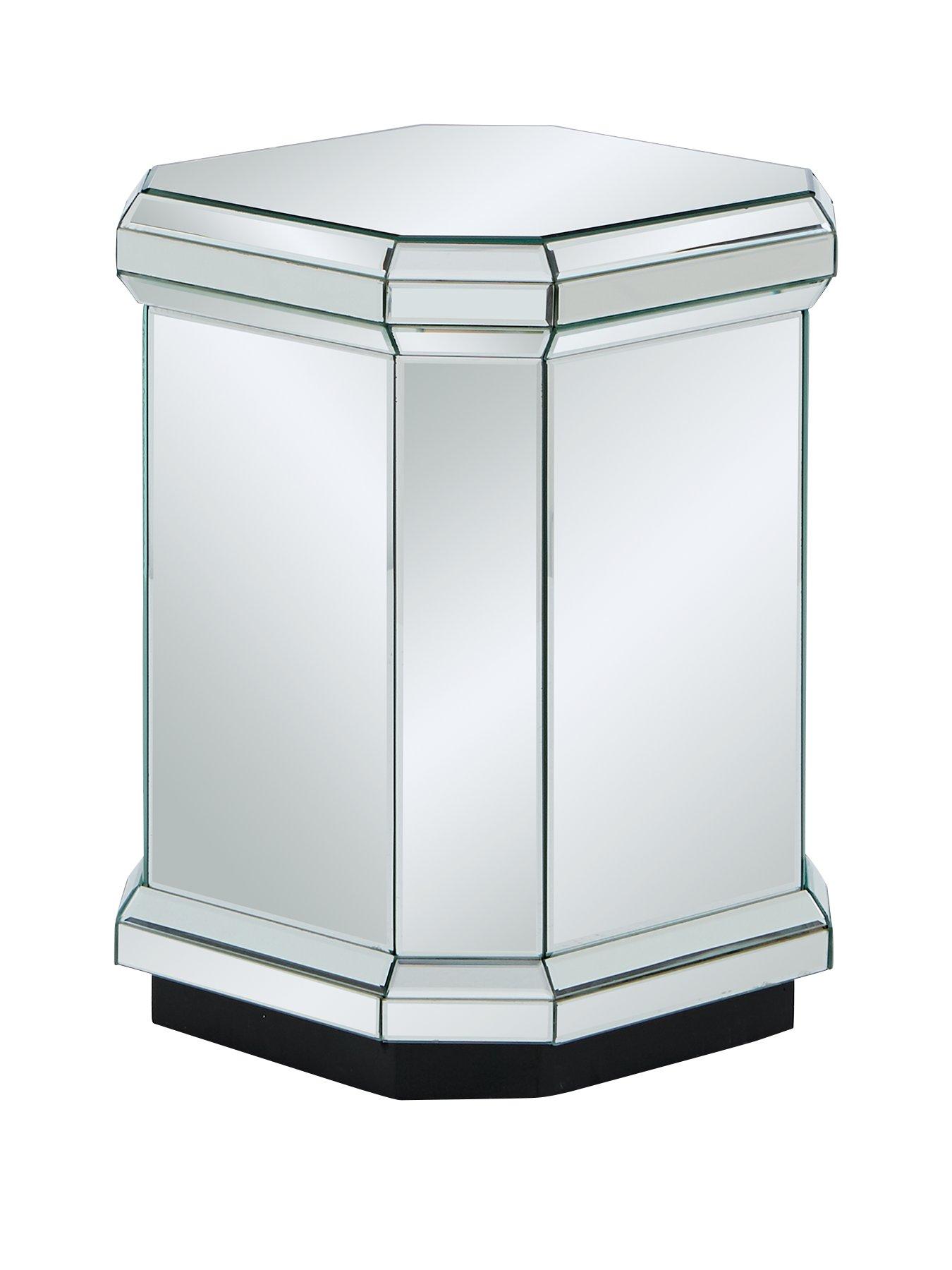 Image 3 of 6 of Very Home Plinth Ready Assembled Mirrored&nbsp;Lamp Table&nbsp;- FSC&reg; Certified