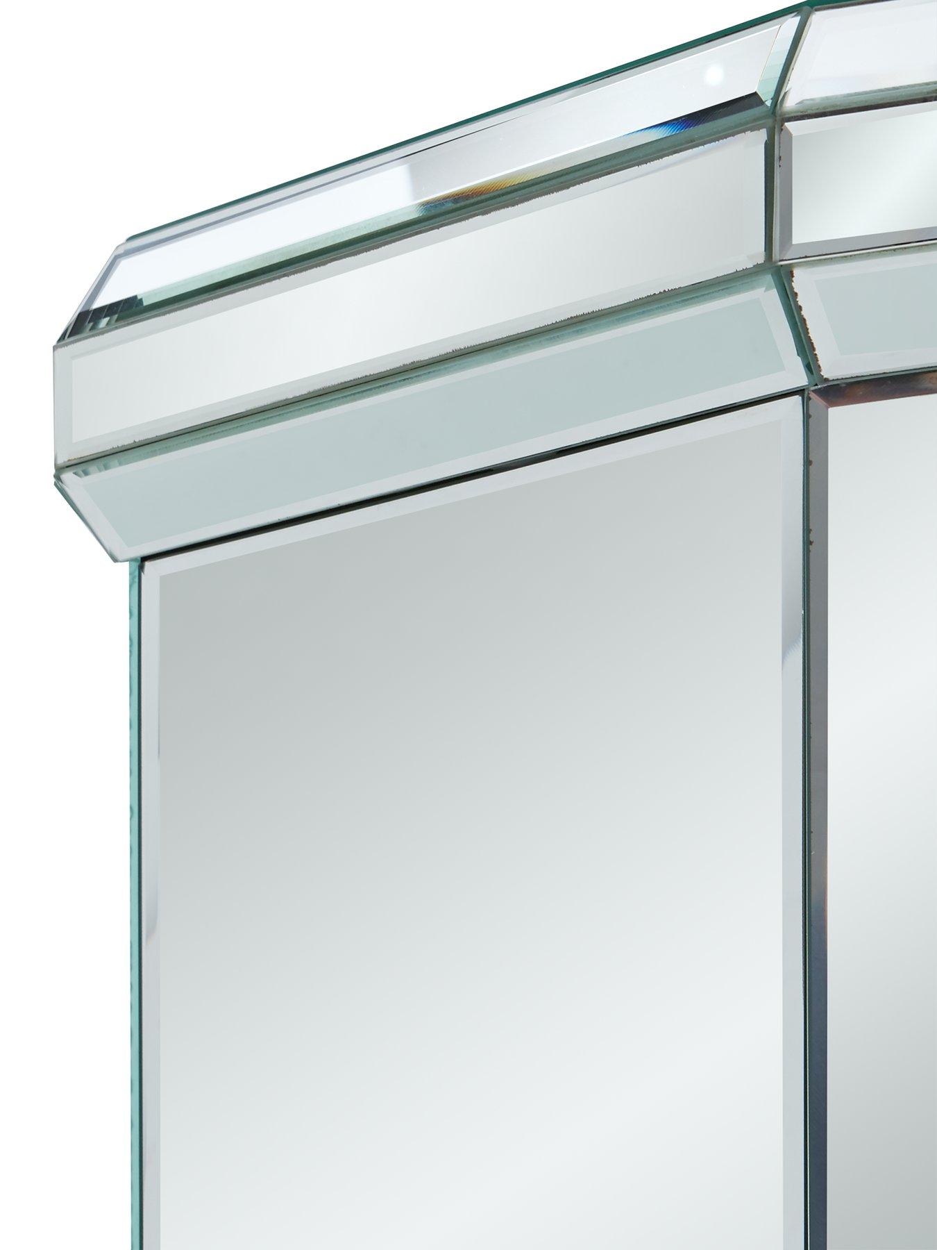 Image 4 of 6 of Very Home Plinth Ready Assembled Mirrored&nbsp;Lamp Table&nbsp;- FSC&reg; Certified