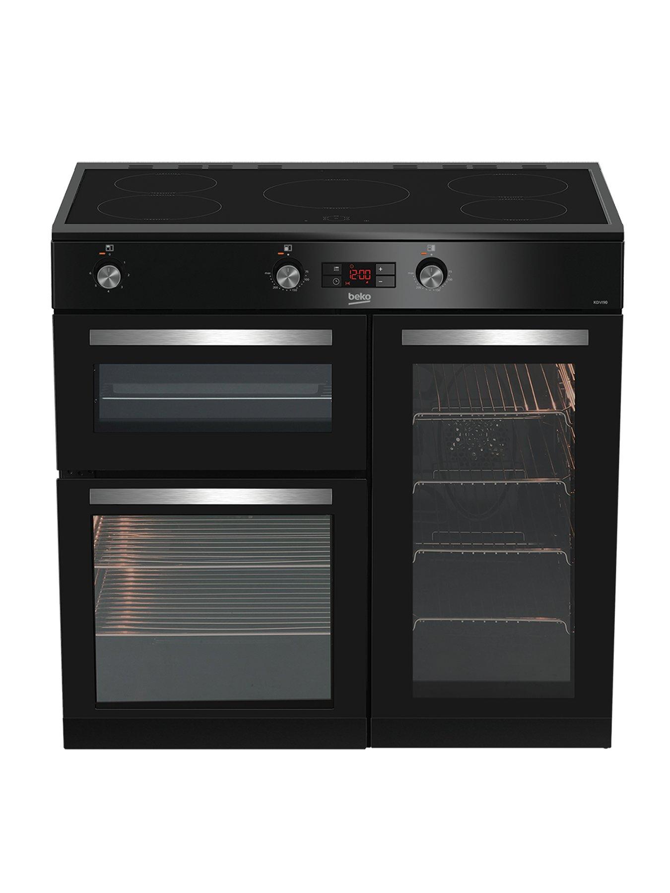 Beko Kdvi90K 90Cm Electric Range Cooker – Black – Rangecooker With Connection