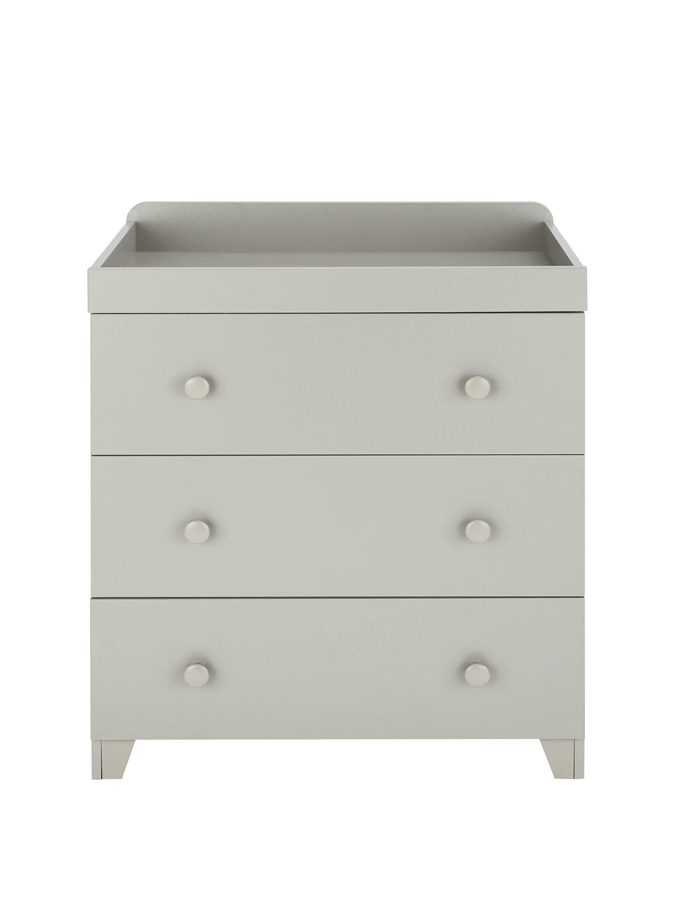 Little Acorns Changer Chest Of Drawers Light Grey Very Co Uk