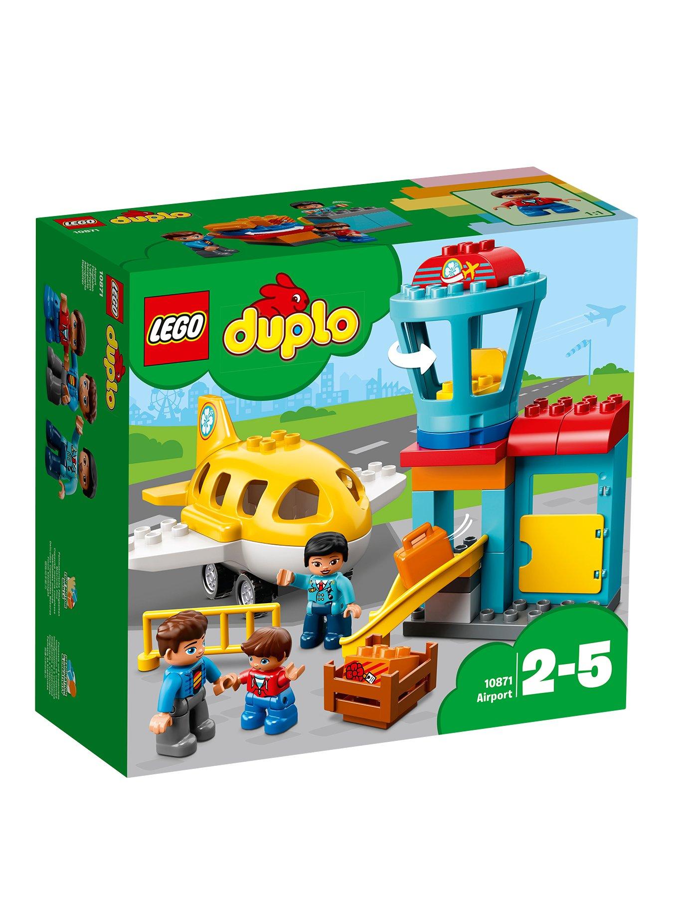 lego duplo my town airport and airplane toy