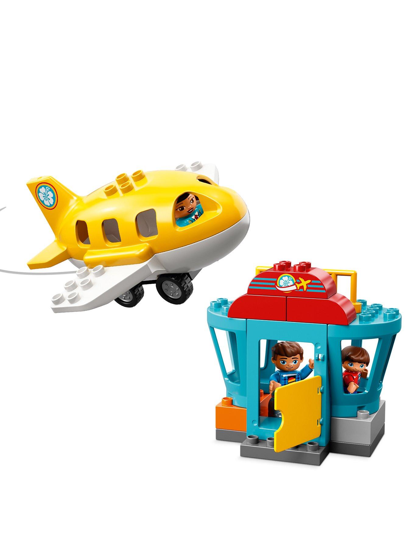 lego duplo my town airport and airplane toy