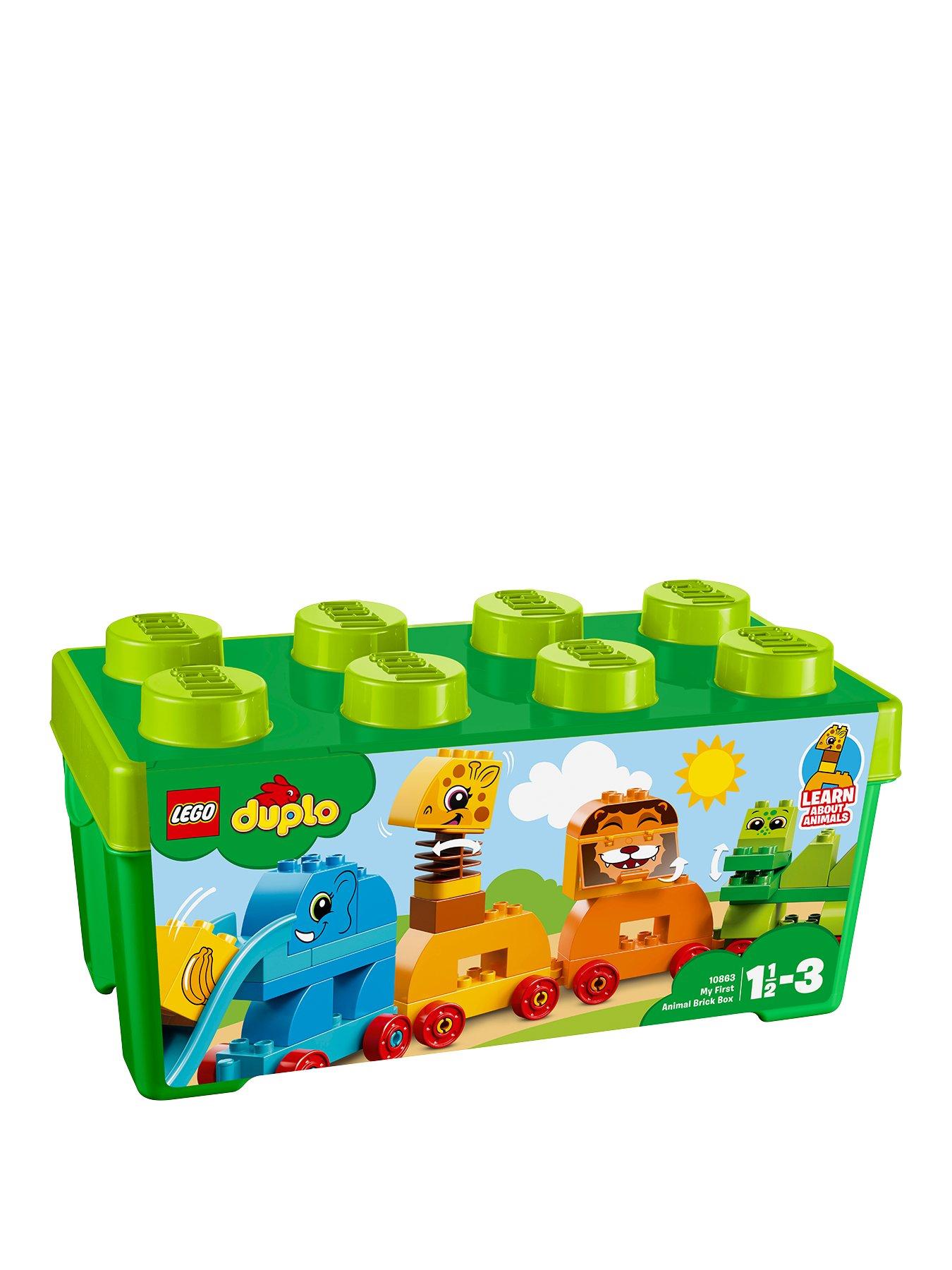 lego duplo train animal