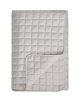 Product photograph of Hotel Collection Luxury Quilted Bedspread Throw from very.co.uk