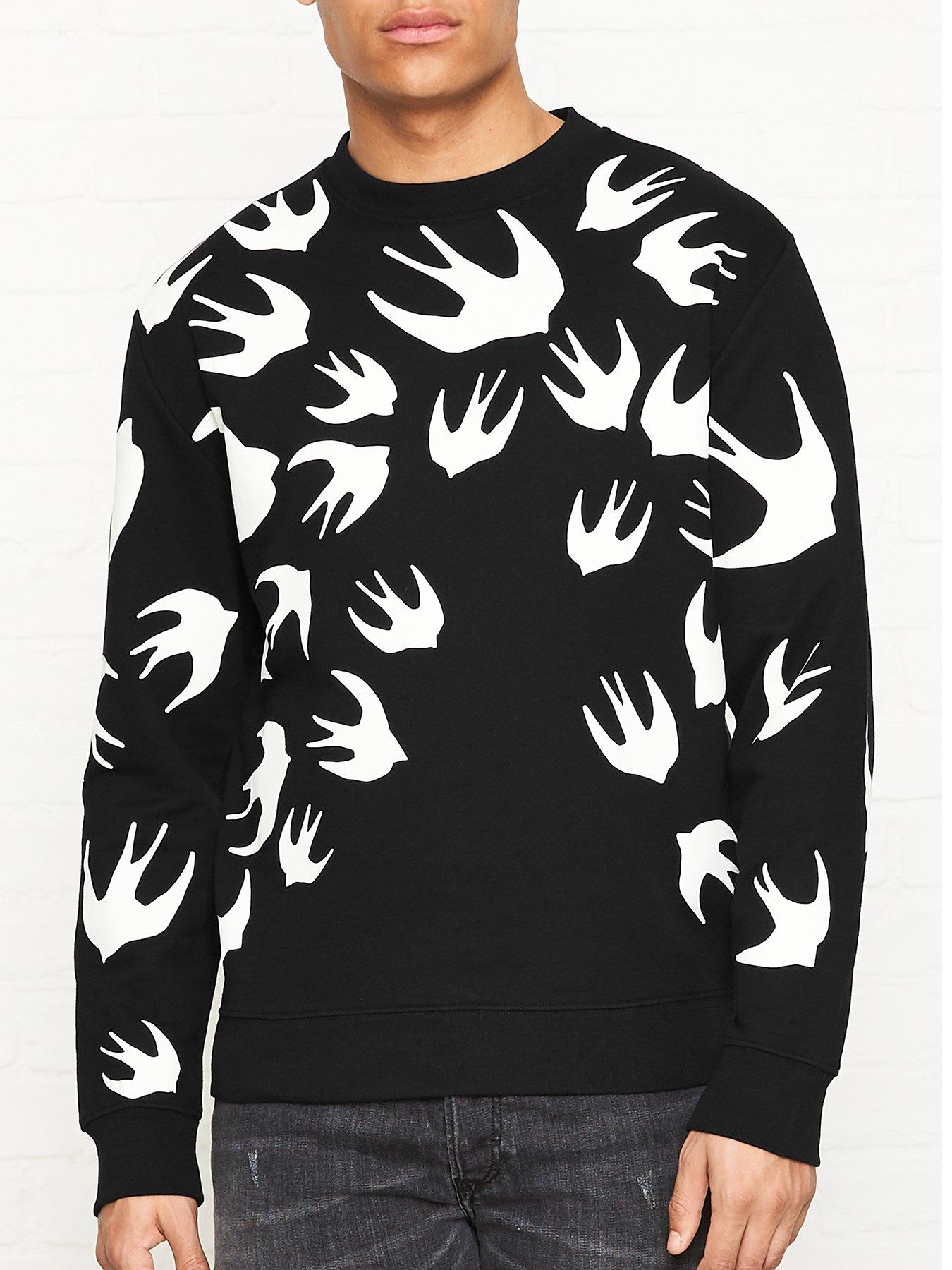 black alexander mcqueen jumper