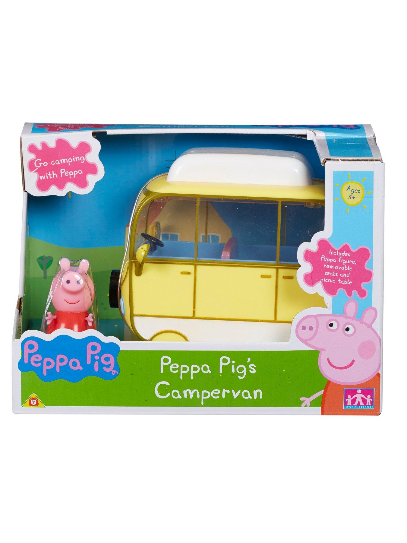 peppa pig yellow camper van