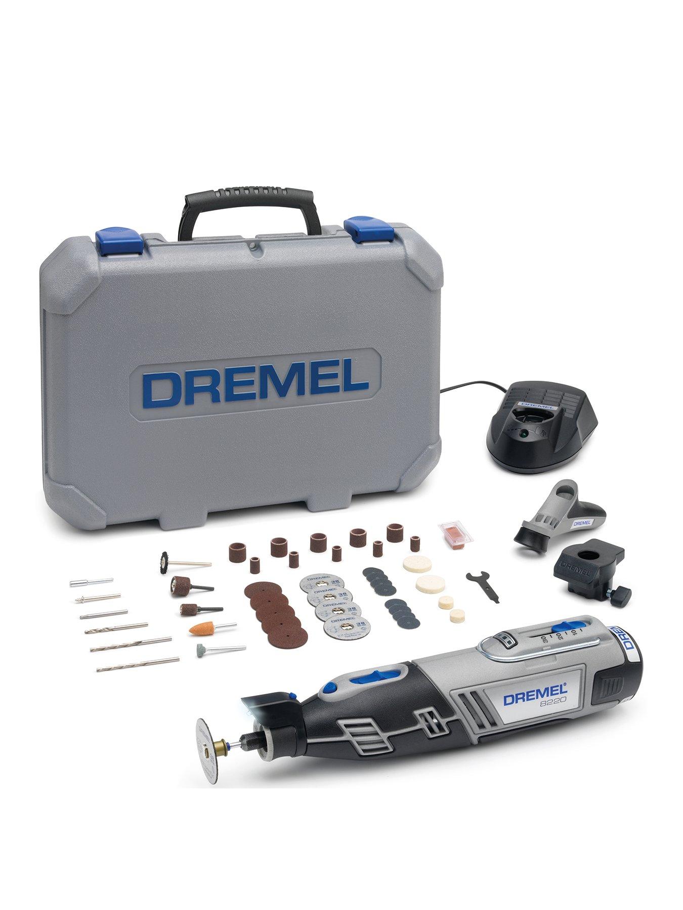 DREMEL 8220-2 45-Piece Cordless Multi-Tool Kit - Grey, Grey