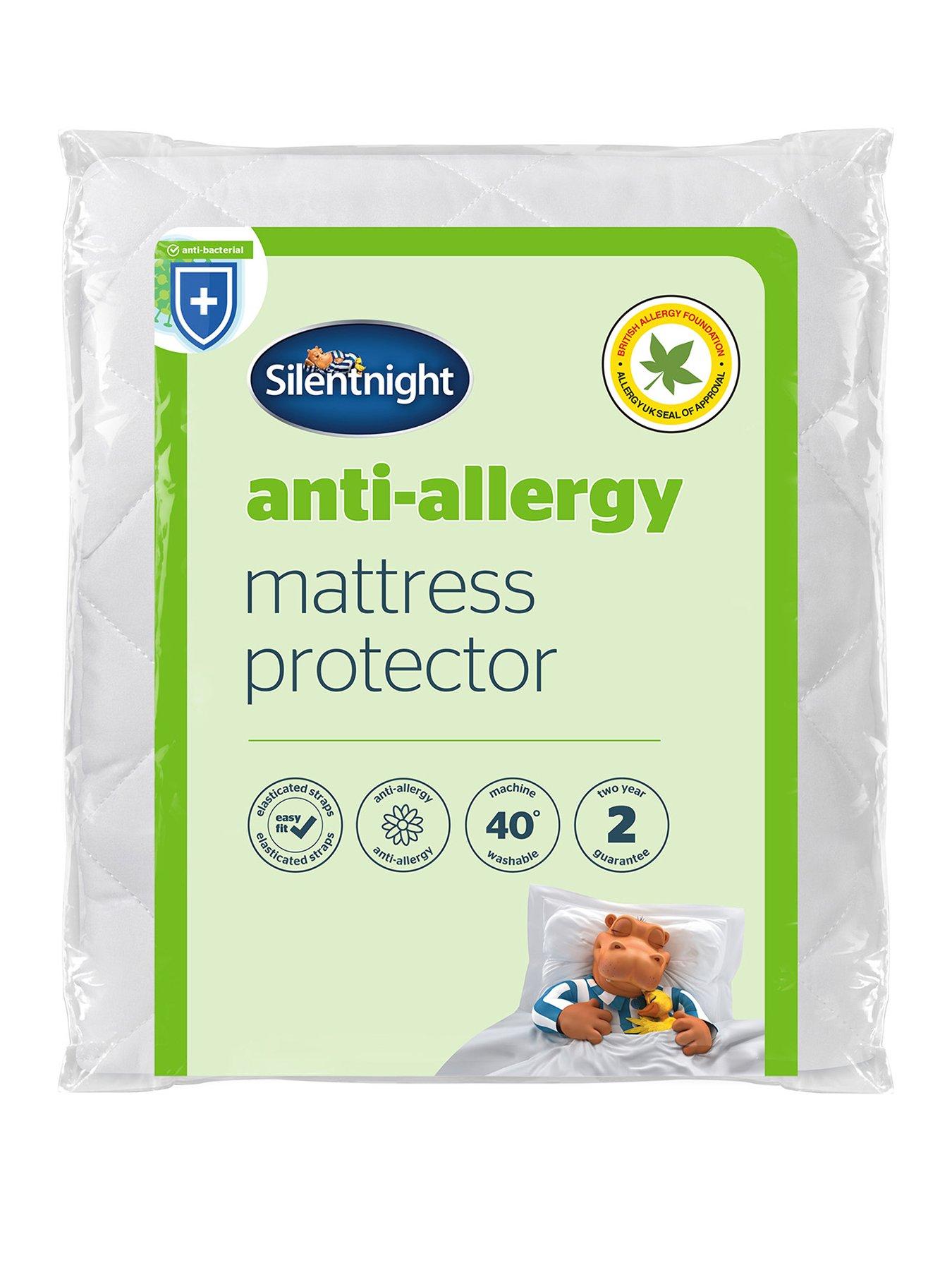 Image 1 of 7 of Silentnight Anti Allergy, Anti Bacterial Mattress Protector