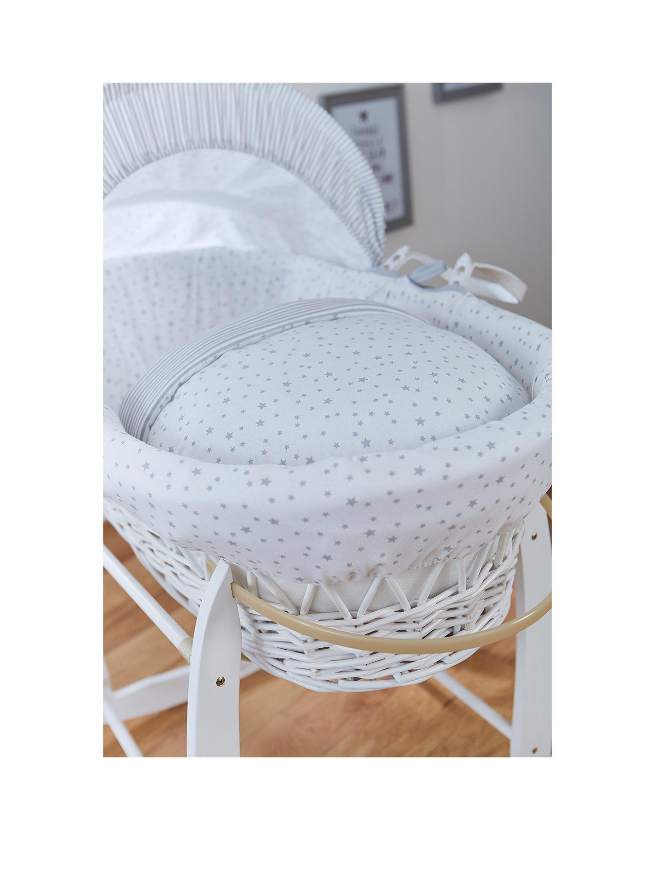 clair de lune moses basket bedding