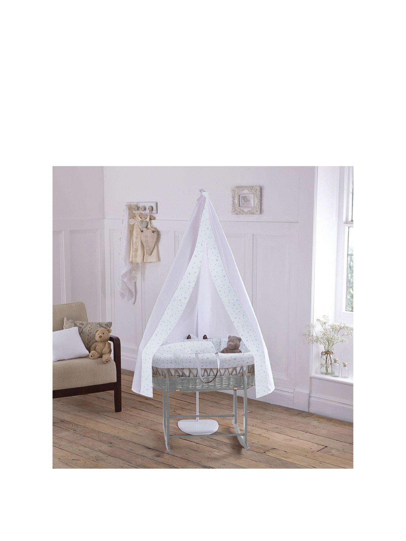 clair de lune marshmallow moses basket