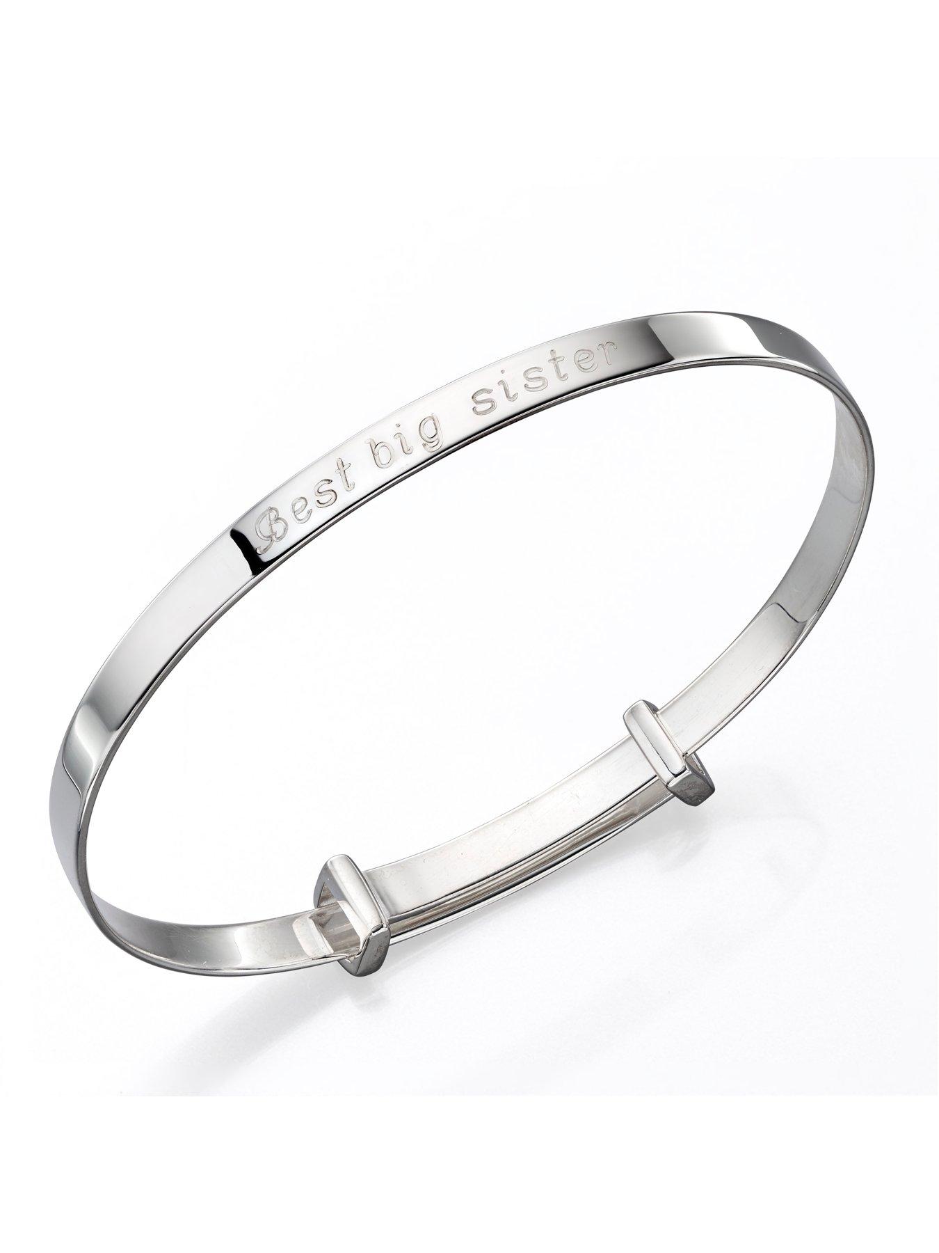 childrens silver christening bangles