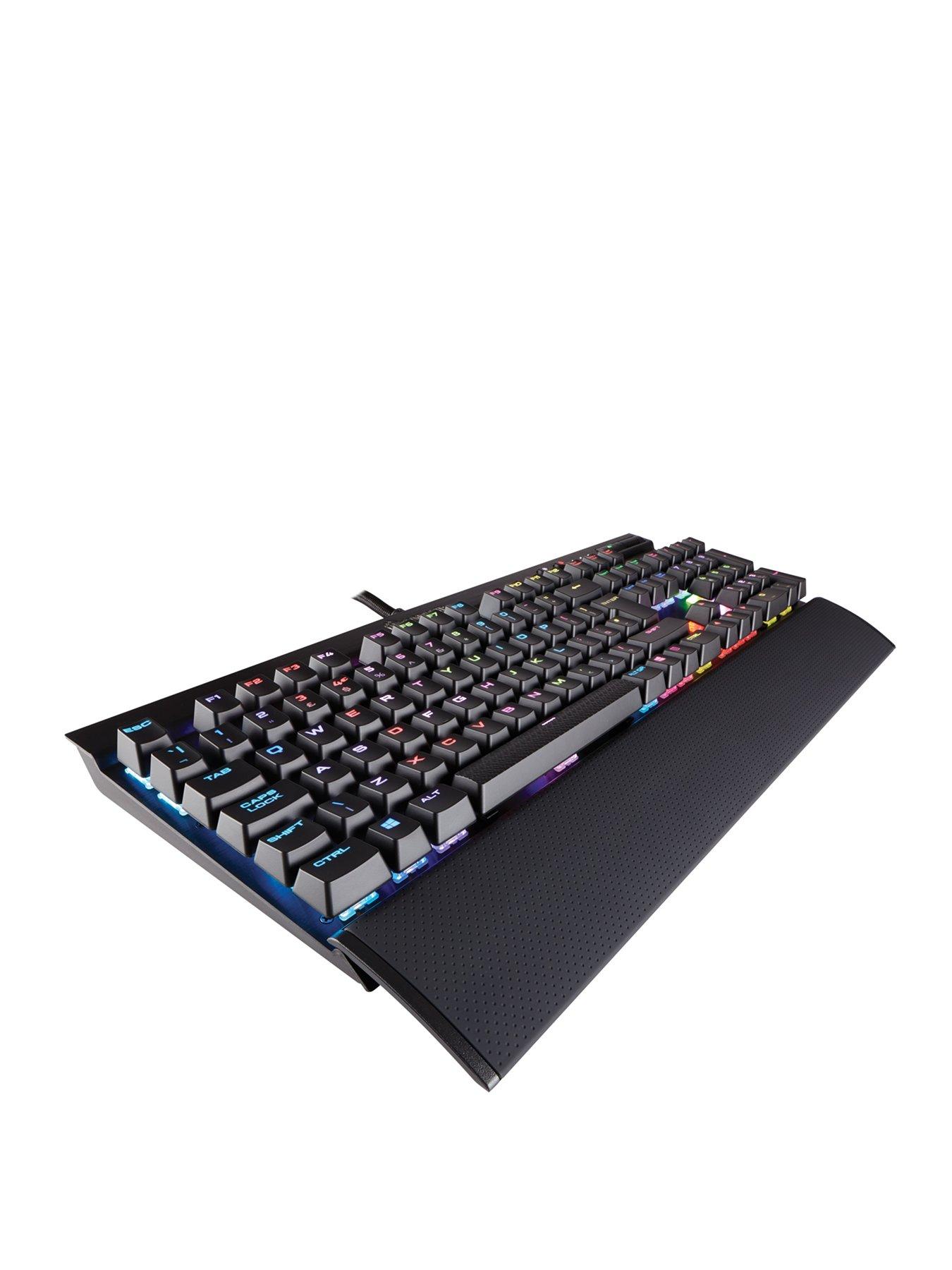 Corsair Corsair Gaming K70 Lux Rgb Silent, Black, Rgb Led, Cherry Mx Silent