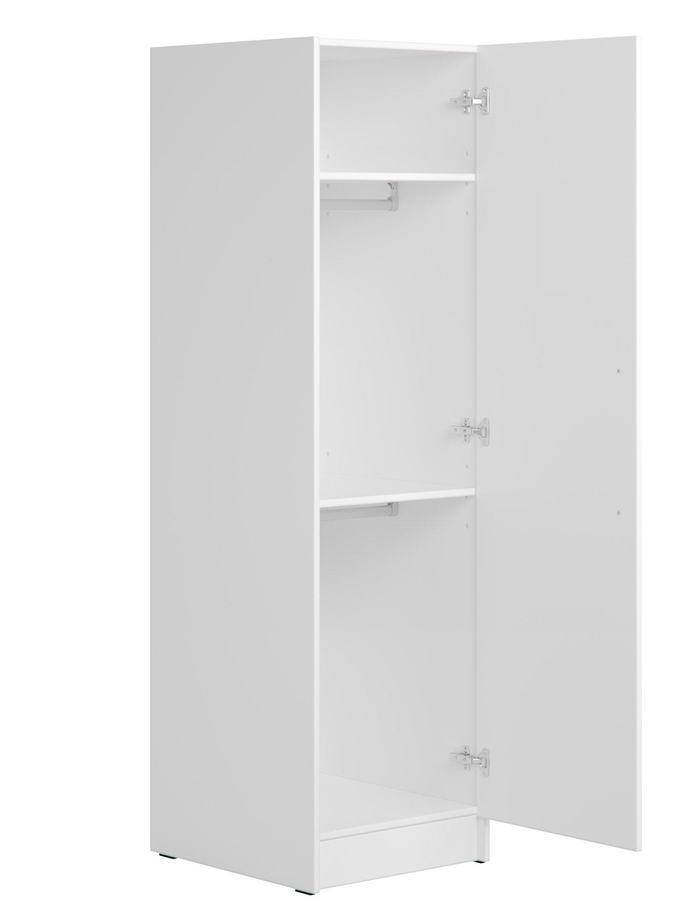 Image 6 of 7 of Little Acorns Portofino Cot Bed, Dresser and Single Wardrobe - White