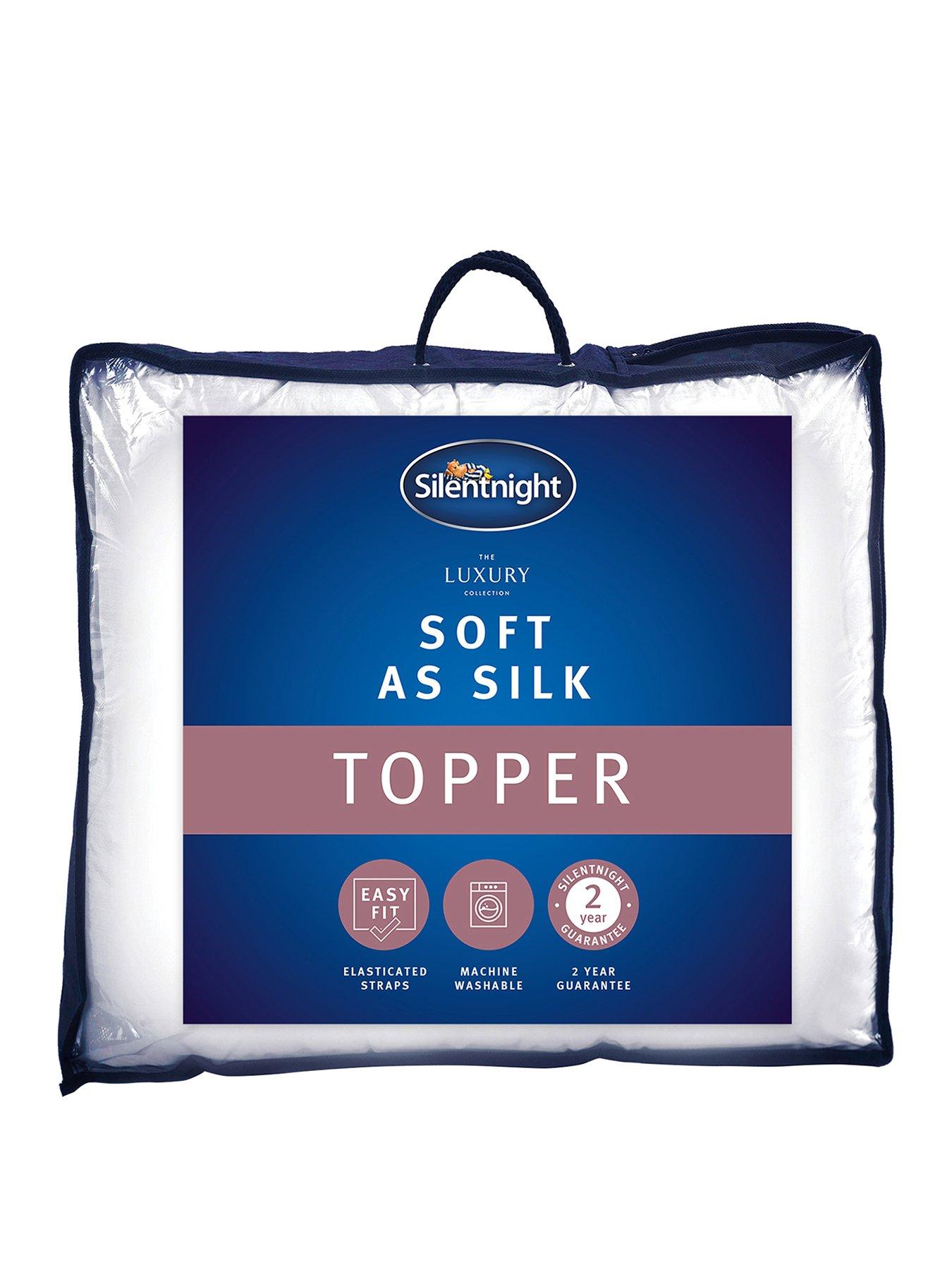 Silentnight Luxury Collection Soft as Silk Mattress Topper very.co.uk